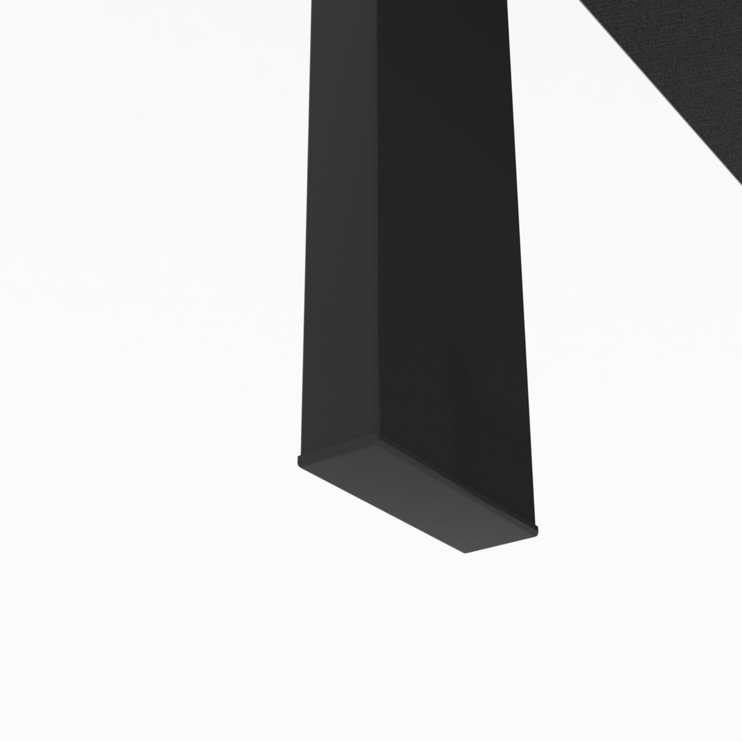 The Mira Black Coffee Table With Glass Top