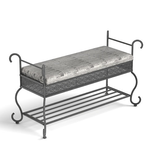 The Garrison Shoe Rack And Bench