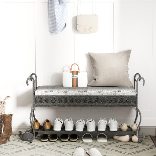The Garrison Shoe Rack And Bench