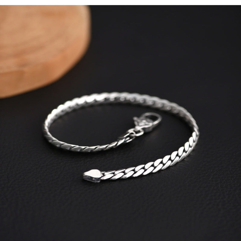 Le Maillon Classique Silver Bracelet