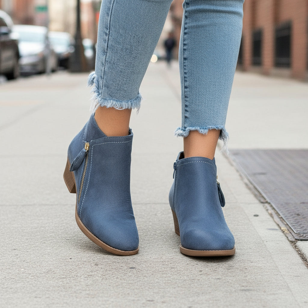Sofia Suede Ankle Boots