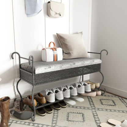 The Garrison Shoe Rack And Bench