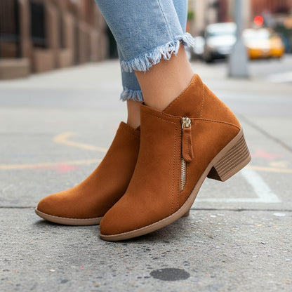 Sofia Suede Ankle Boots