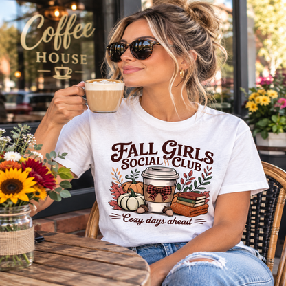FALL GIRLS SOCIAL CLUB TEE
