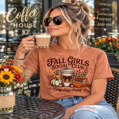 FALL GIRLS SOCIAL CLUB TEE