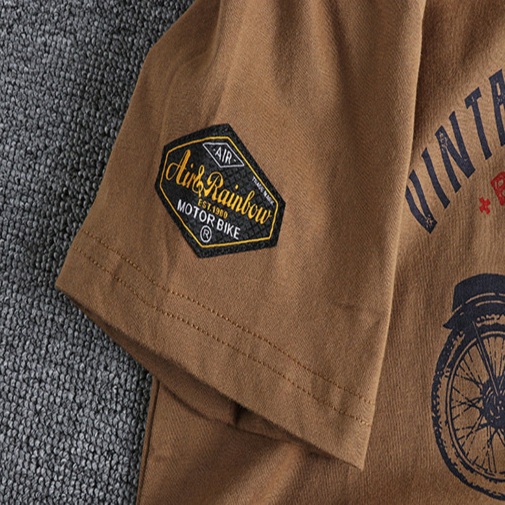 American Retro "Air & Rainbow" Heavy Tee