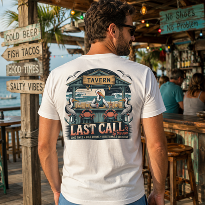 LAST CALL BY THE SEA TEE