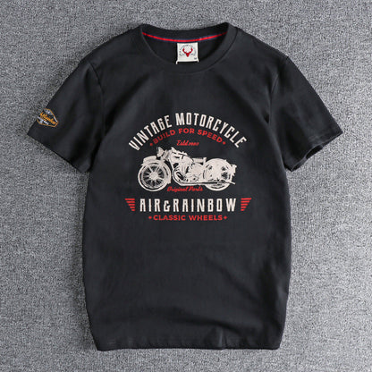 American Retro "Air & Rainbow" Heavy Tee