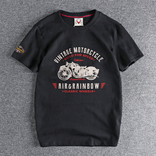 American Retro "Air & Rainbow" Heavy Tee