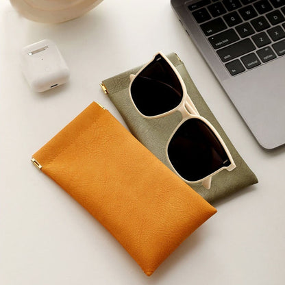 CuirPort Soft Leather Sunglass Case