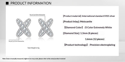 ELISE CROSS X EARRINGS