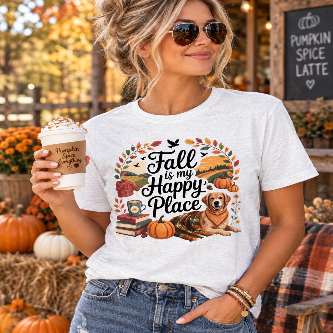FALL IS MY HAPPY PLACE TEE