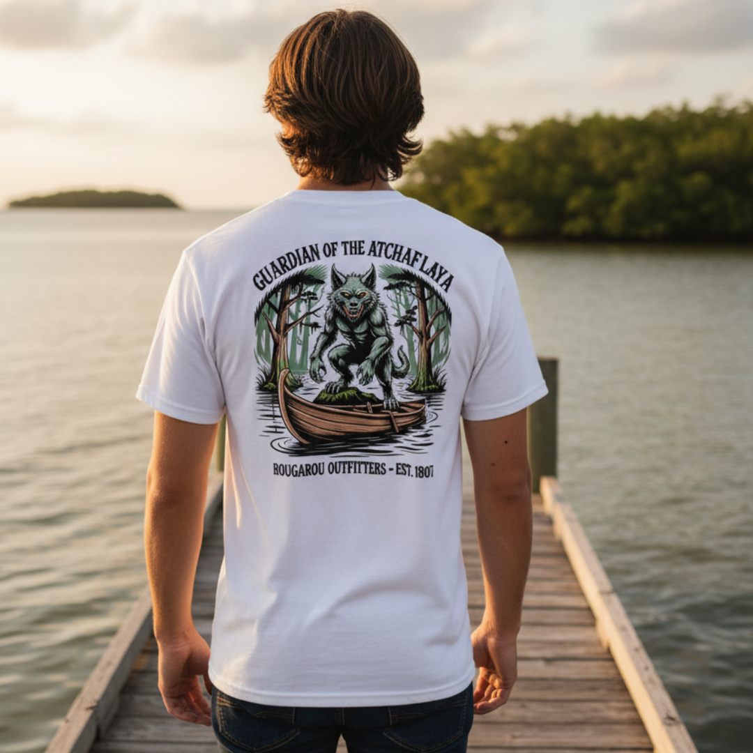 BAYOU WILD GUARDIAN OF THE ATCHAFALAYA TEE