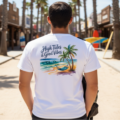 HIGH TIDES GOOD VIBES TEE