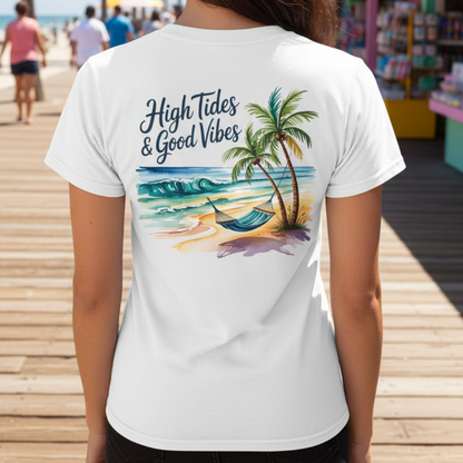 HIGH TIDES GOOD VIBES TEE