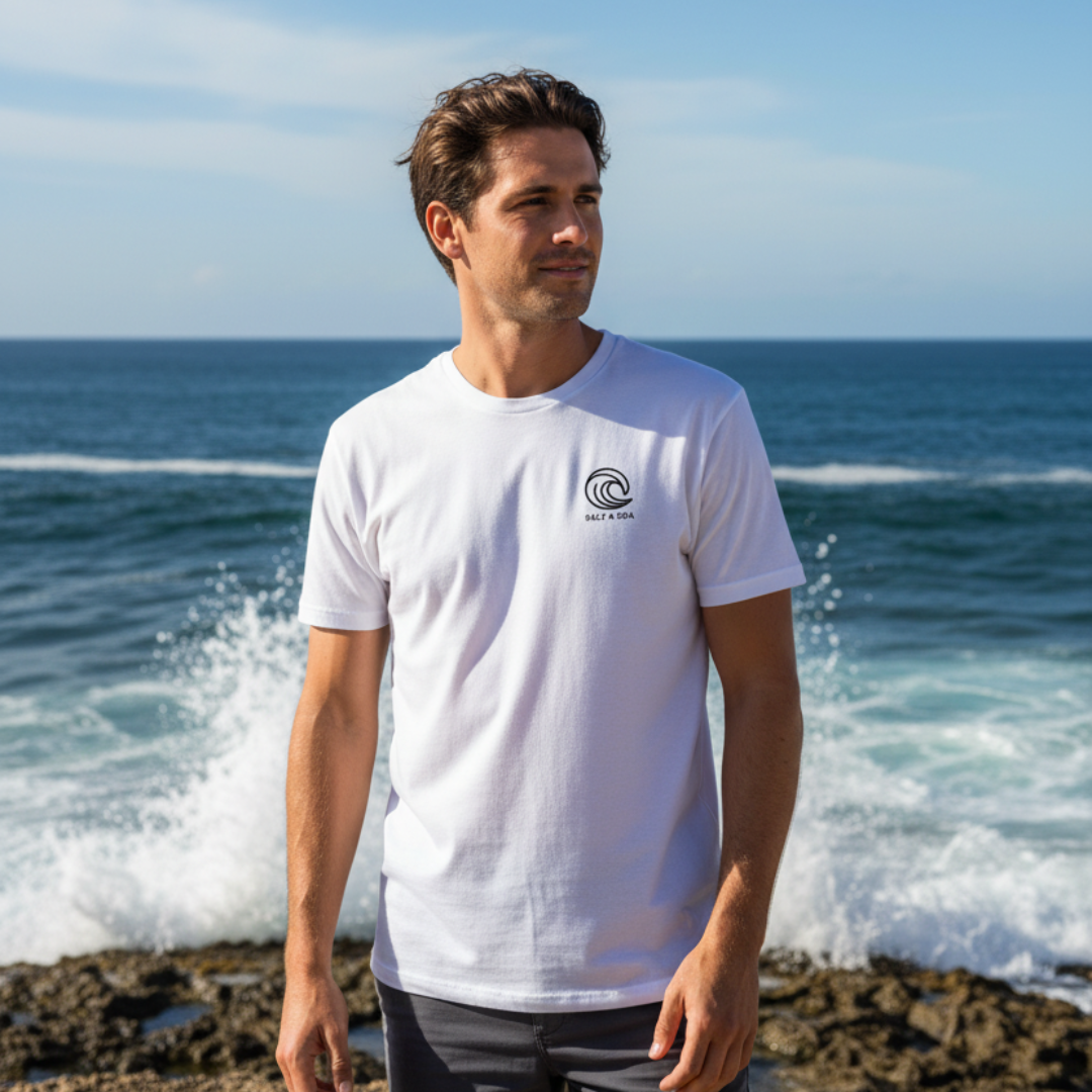 RAISED ON SALTWATER TEE