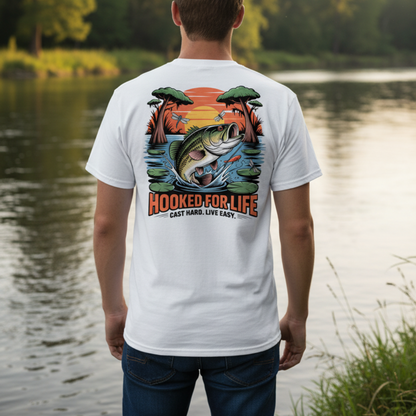 HOOKED FOR LIFE TEE
