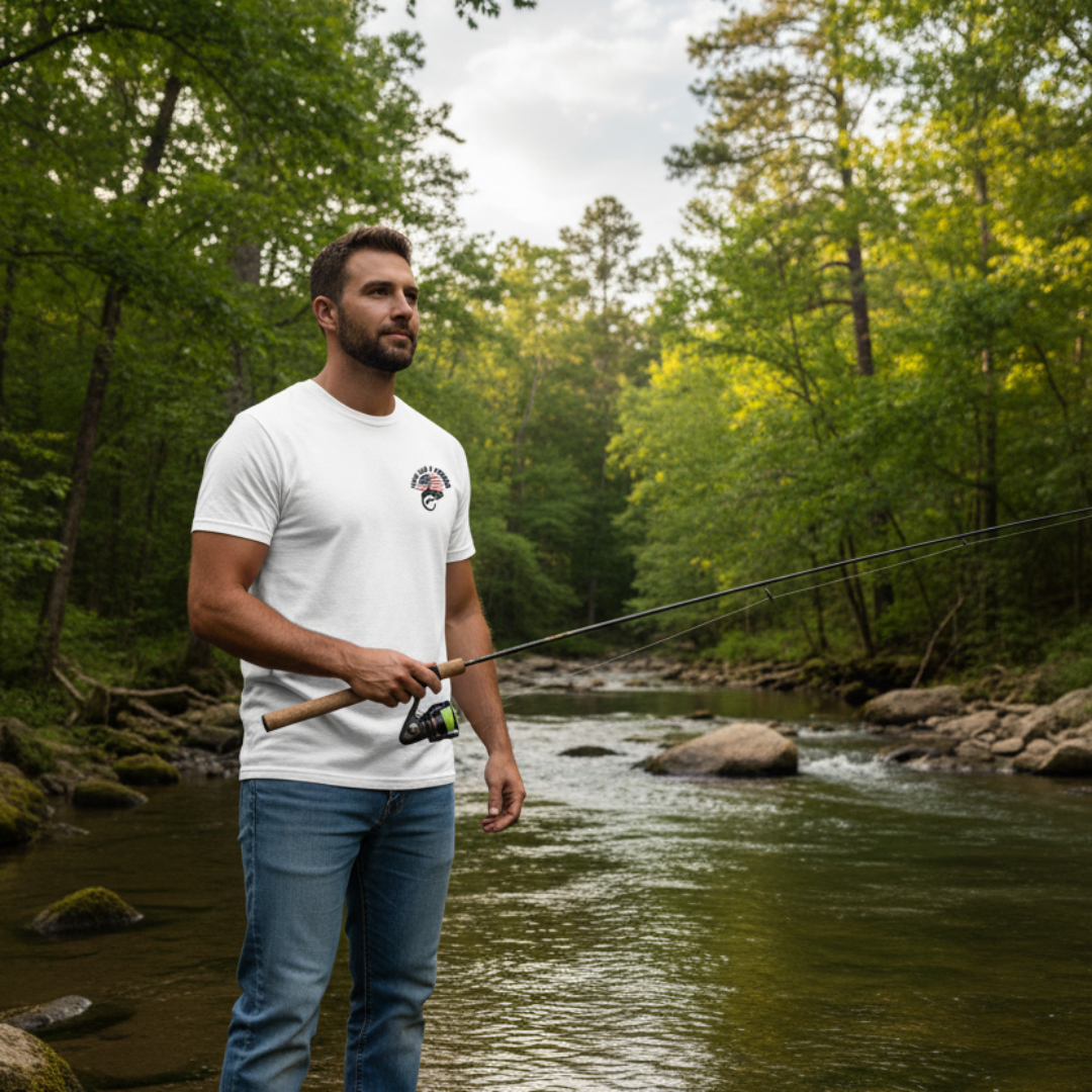 HOOK LINE & FREEDOM TEE