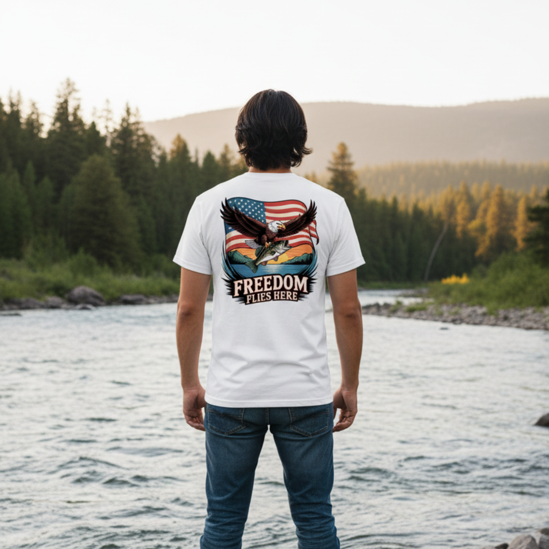 FREEDOM FLIES HERE TEE